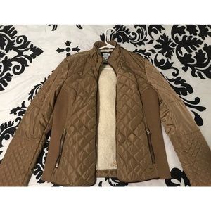 Brown quilted jacket